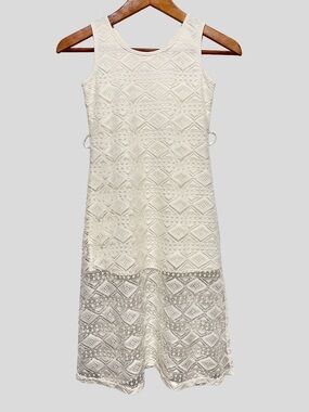 Girls LILY BLEU Ivory Lace Dress Floral Boho Cottagecore Easter Party